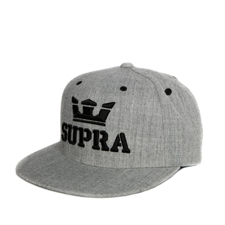 Supra Above Snap Hats Miesten Lippis Harmaat | G8UB39F