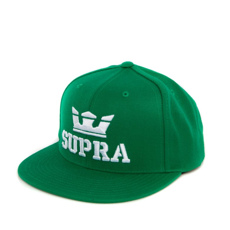 Supra Above Snap Hats Miesten Lippis Vihreä | ZIPEJA2