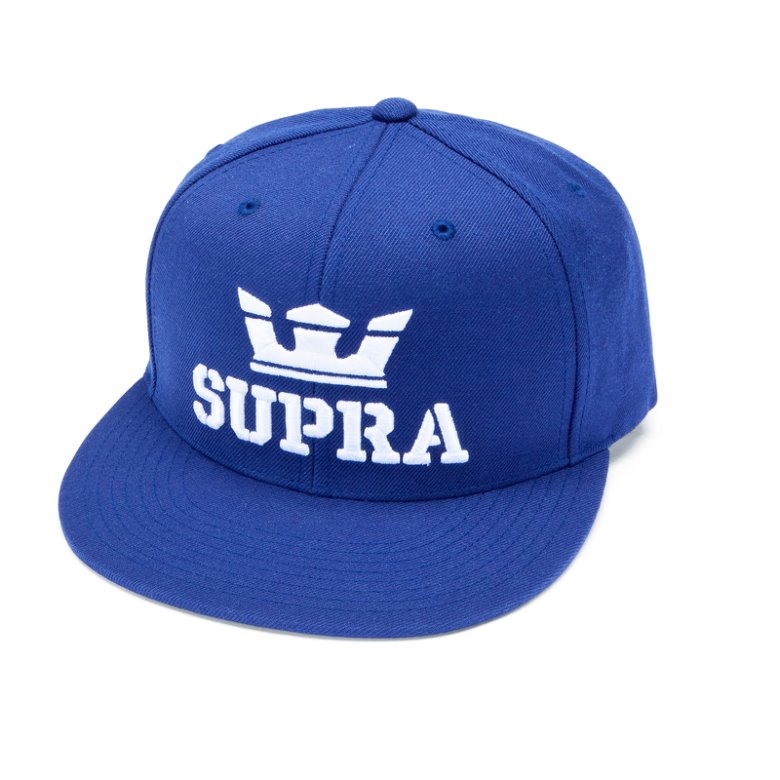 Supra Above Snap Miesten Lippis Laivastonsininen Valkoinen | YBXBFU6