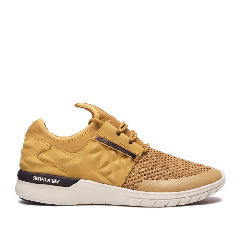 Supra Flow Run EVO 2 Miesten Juoksukengät Keltainen Beige | 8JKAW7A