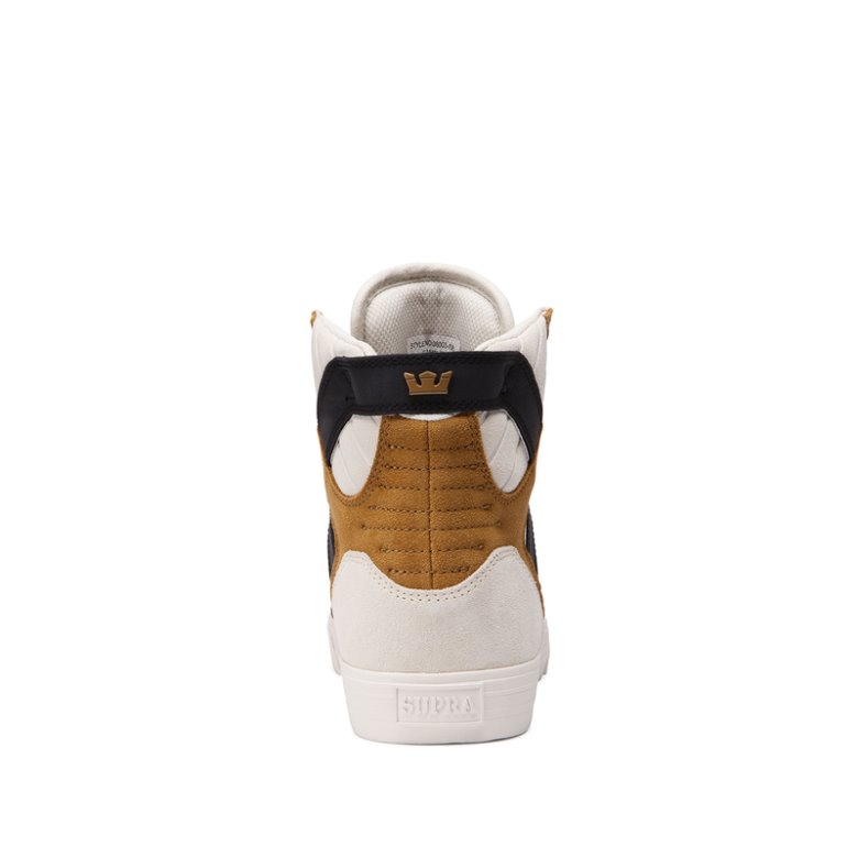 Supra Korkeavartiset Skytop Miesten Kengät Beige Mustat Ruskea | V3A9XMA