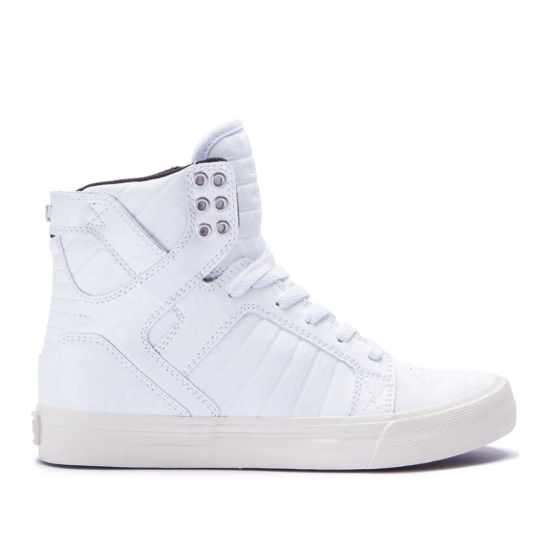 Supra Korkeavartiset Skytop Naisten Kengät Valkoinen | 0VU5RR3