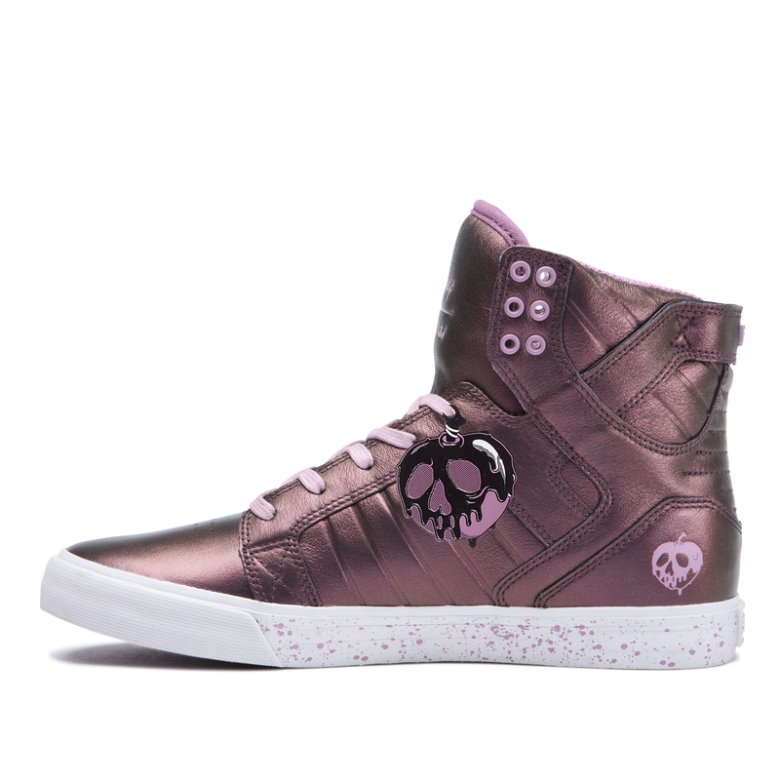 Supra Korkeavartiset Skytop Naisten Kengät Tummanpinkki | T2R1VMM