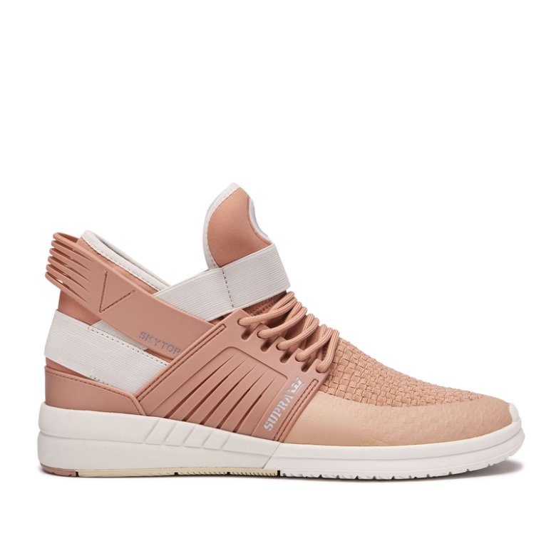 Supra Korkeavartiset Skytop V Miesten Kengät Tummanpinkki | 63ZD6MO