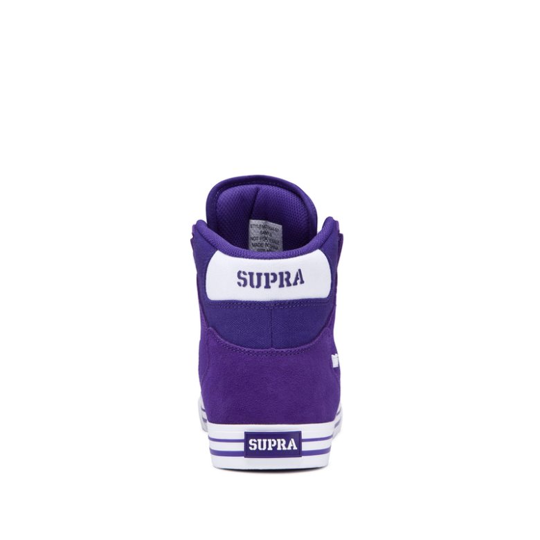 Supra Korkeavartiset Vaider Miesten Kengät Violetit Valkoinen | R97X5LT