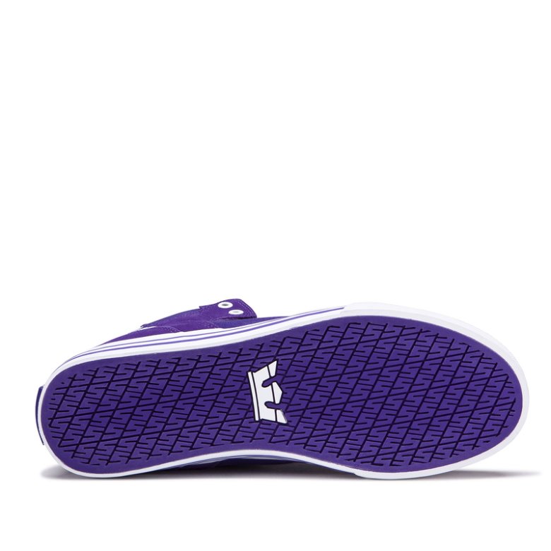 Supra Korkeavartiset Vaider Miesten Kengät Violetit Valkoinen | R97X5LT