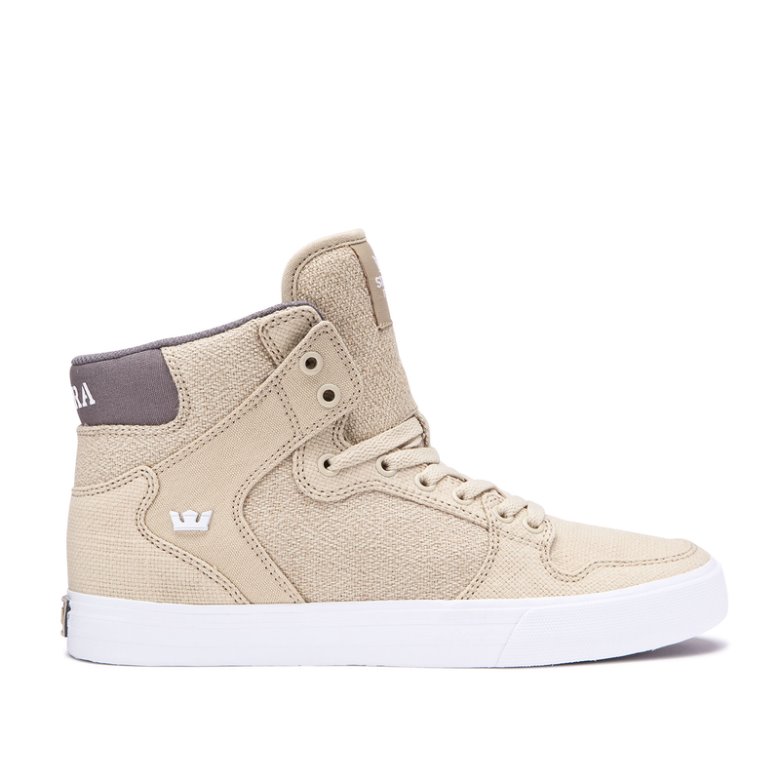 Supra Korkeavartiset Vaider Miesten Kengät Beige | T3UK30S