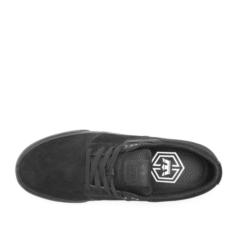 Supra Matalavartiset Stacks II Vulc Miesten Kengät Mustat | SF3PLET