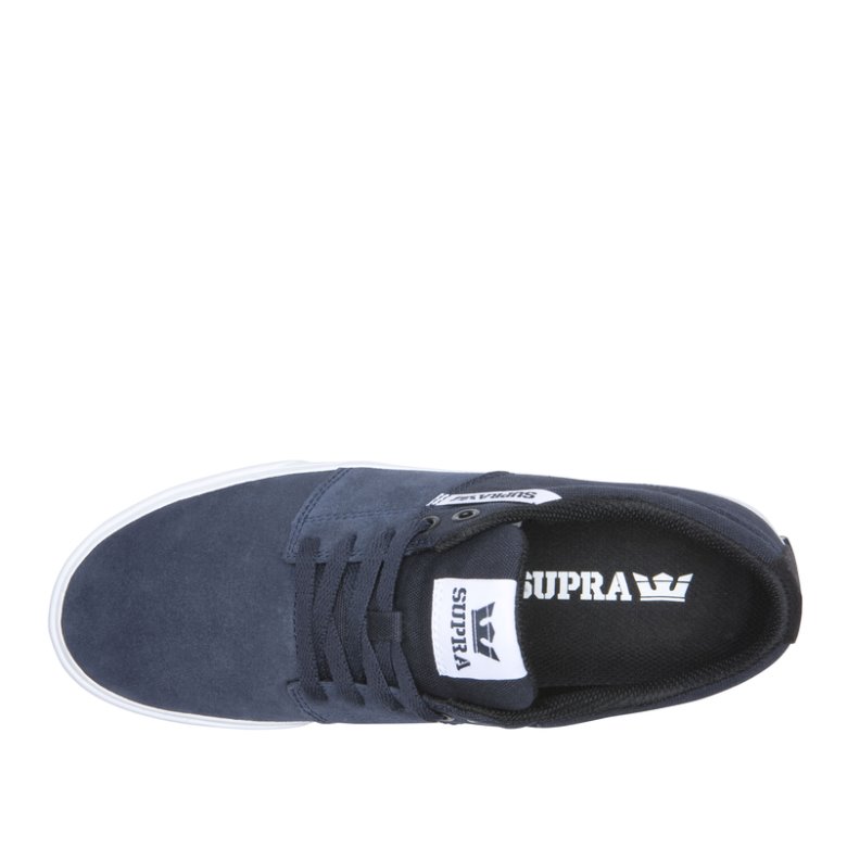 Supra Matalavartiset Stacks II Vulc Miesten Kengät Laivastonsininen | THA113J