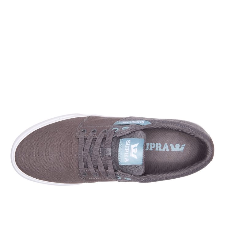 Supra Matalavartiset Stacks II Vulc Naisten Kengät Harmaat Beige | 29QE1Y0