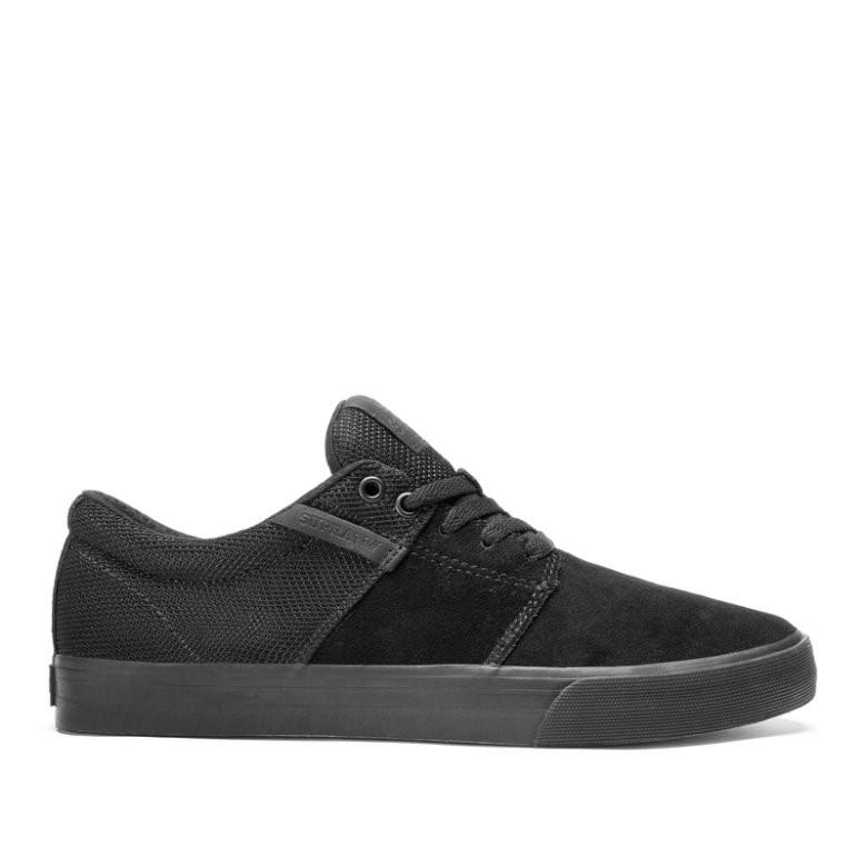 Supra Matalavartiset Stacks II Vulc Naisten Kengät Mustat | 8R20GVF