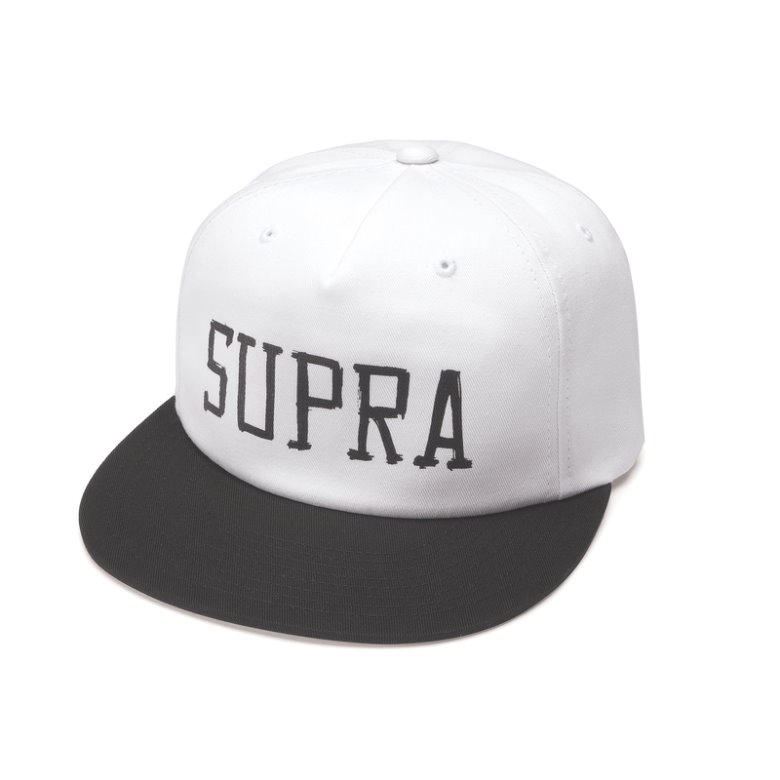 Supra Sketch Snap Miesten Lippis Valkoinen Mustat | C06F2RA