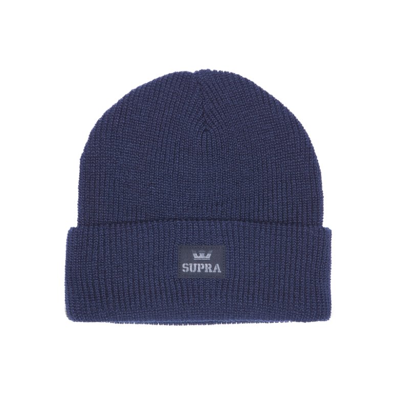 Supra Stacked Beanie Naisten Lippis Laivastonsininen | X4O1Q5S