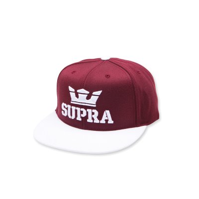 Supra Above Snap Hats Miesten Lippis Punainen Valkoinen | 5IFIPKJ