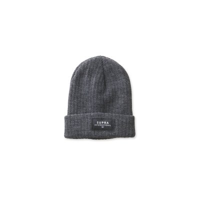 Supra Icon International Beanie Miesten Lippis Tummanharmaat | S1ZR7VD