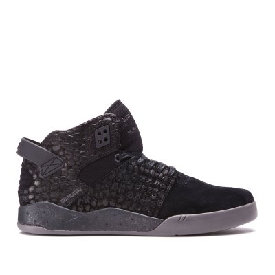 Supra Korkeavartiset Skytop III Naisten Kengät Mustat Harmaat | M1G6JVC