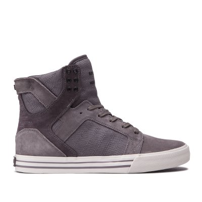 Supra Korkeavartiset Skytop Miesten Kengät Tummanharmaat | RZXE41U