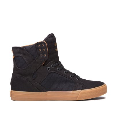 Supra Korkeavartiset Skytop Miesten Kengät Mustat Ruskea | Y61IW6Z