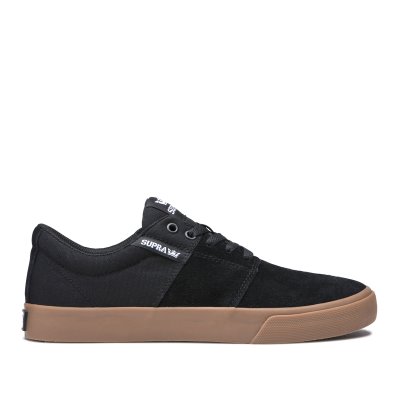 Supra Matalavartiset Stacks II Vulc Miesten Kengät Mustat Ruskea | X4UVN2D